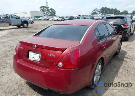 2006 Nissan Maxima 3.5 Se z USA, uszkodzony, nr VIN 1N4BA41E76C819589